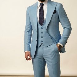 Light Blue Three Piece