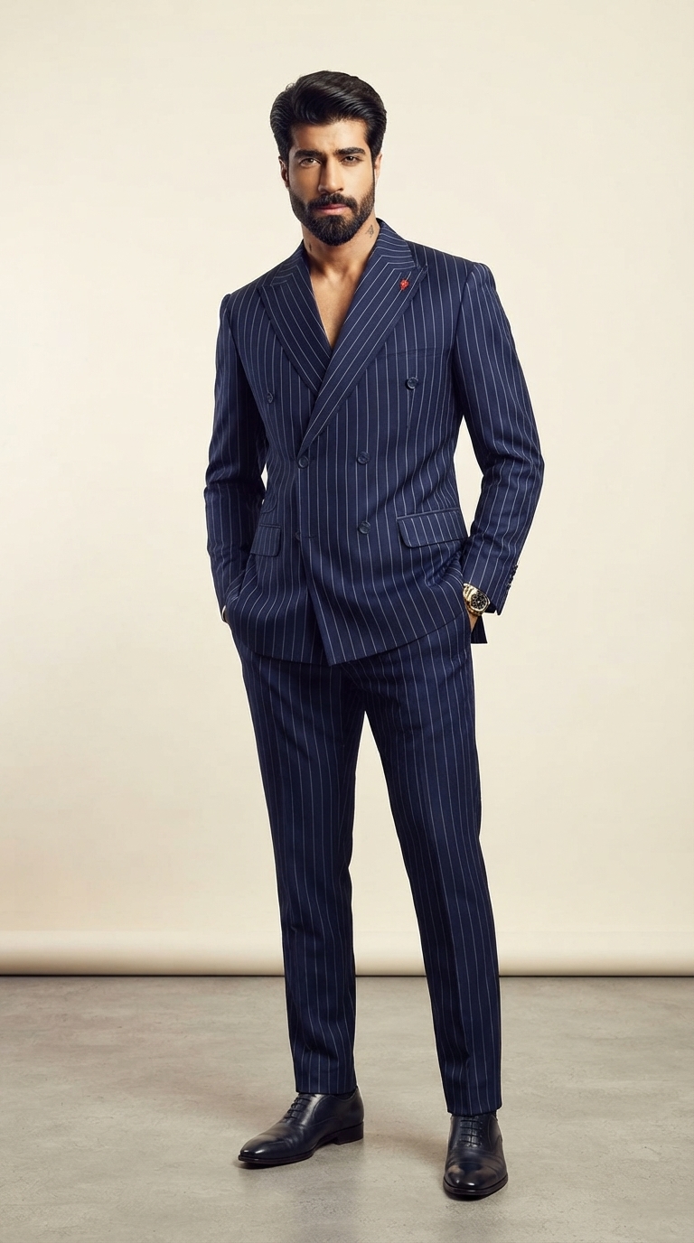 Blue Stripes Two Piece - Image 3