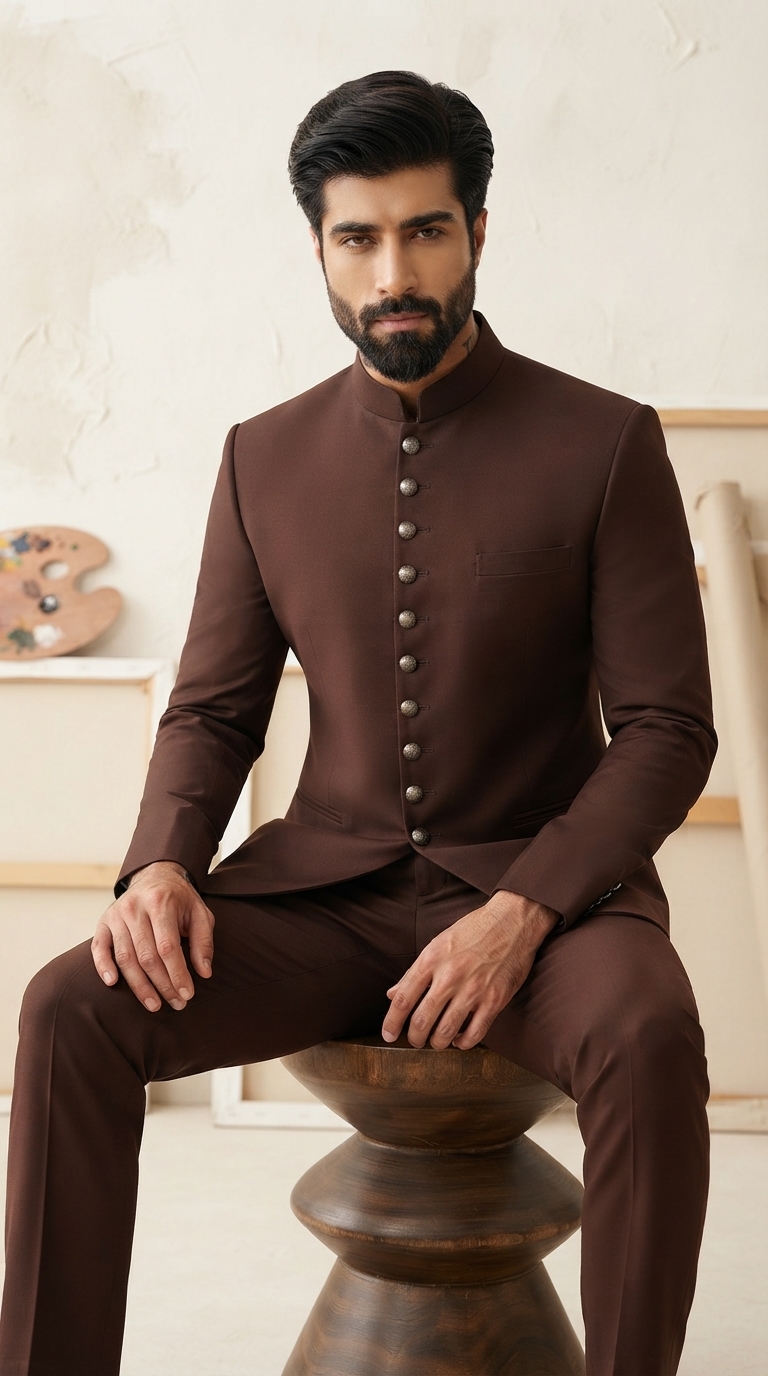 Prince Coat Chocolate Brown - Image 4