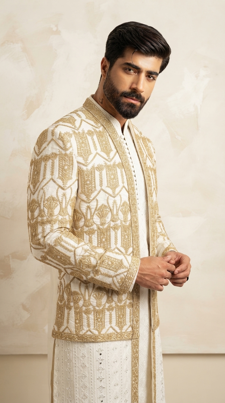 Pure White Prince Coat