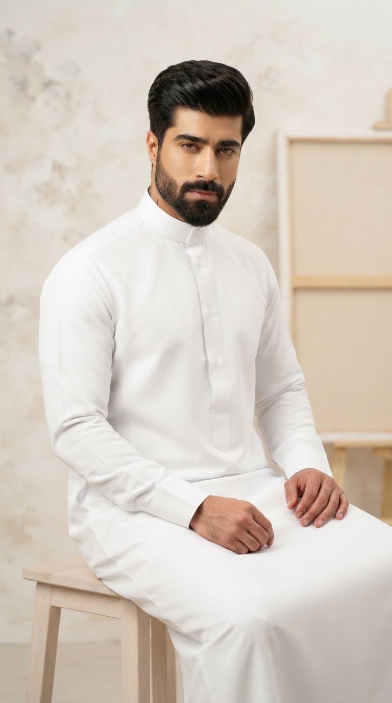 Offwhite Thobe - Image 3