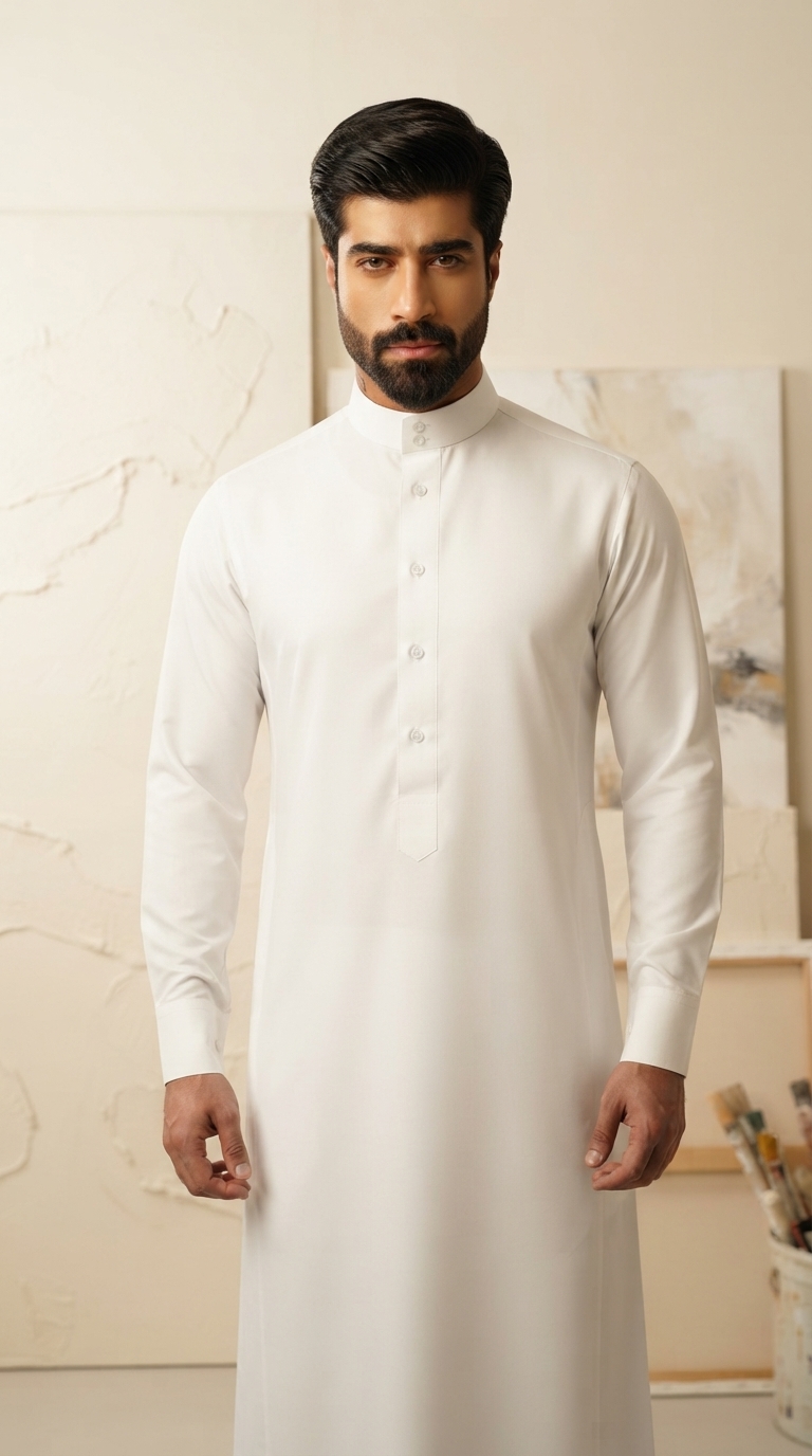 Offwhite Thobe - Image 2