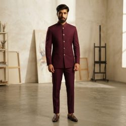 Burgandy Prince Suit