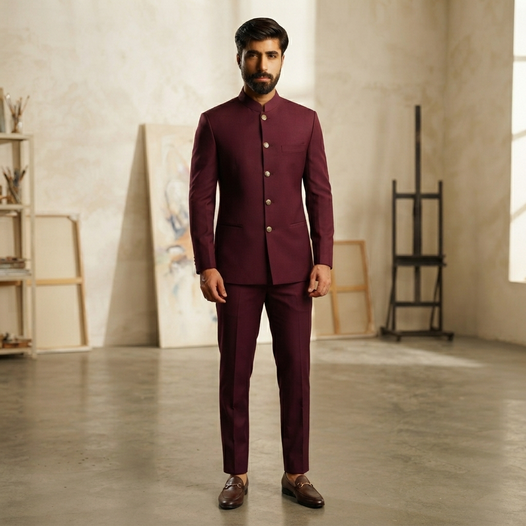Burgandy Prince Suit