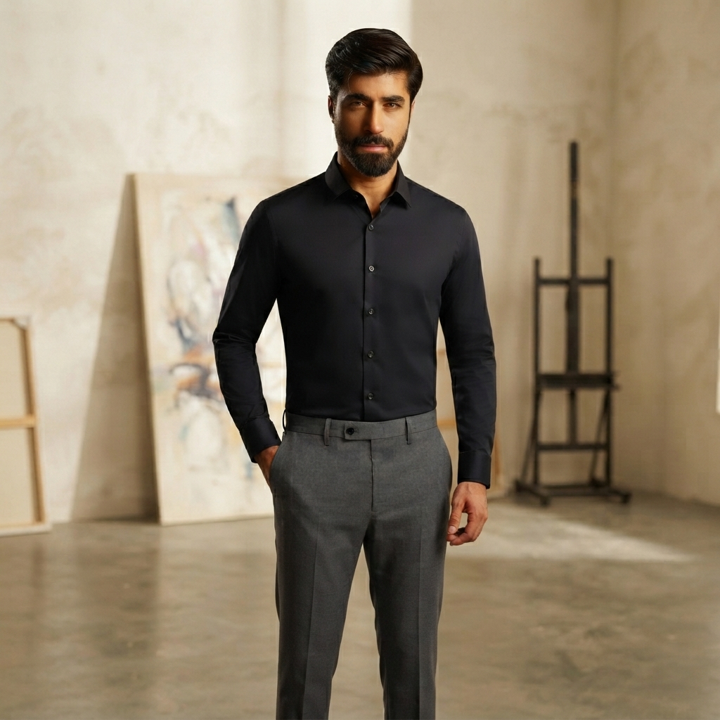 Jet Black Shirt - Image 3