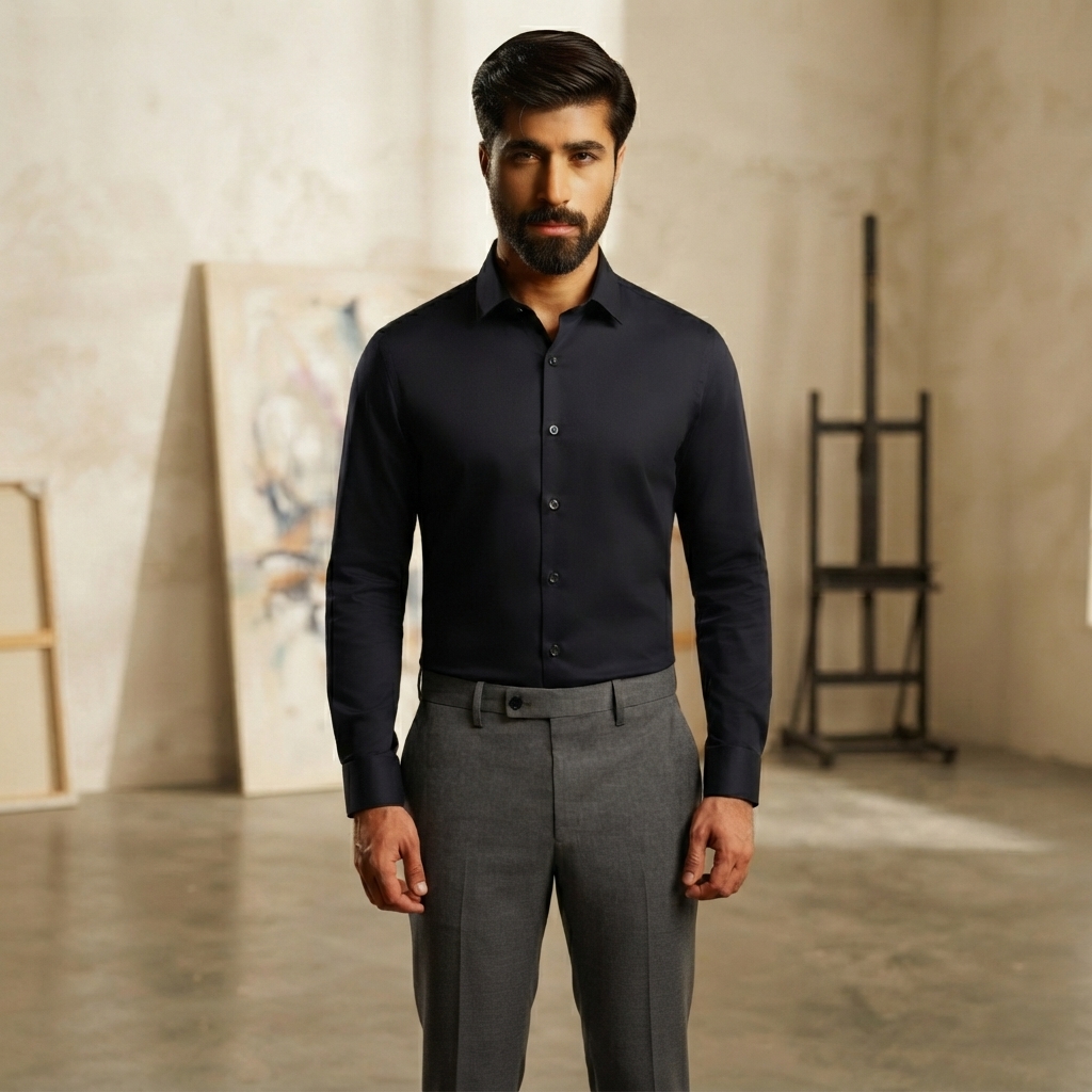 Jet Black Shirt - Image 2